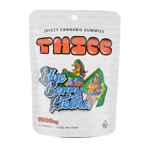 Thicc Juicy Gummies Blueberry Licious