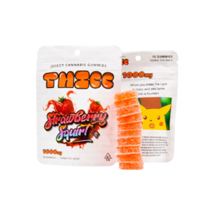 Thicc Juicy Gummies 1000mg – Strawberry Squirt (THC Infused)