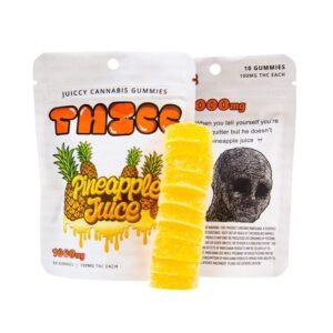 Thiic Juicy Gummies 1000mg – Pineapple Juice (THC Infused)